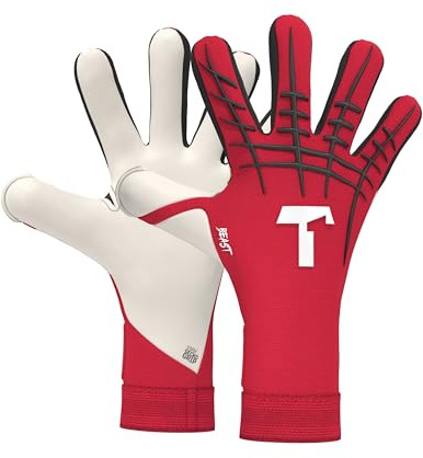 T1TAN Red Beast 3.0 - Goalkeeper Gloves - Without Finger Protection - Soccer Goalkeeper Gloves - Size 6