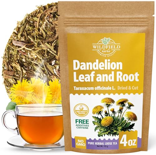 4 oz. Dandelion Leaf & Root Herbal Tea (Taraxacum Officinale) - 113g Raíz Y Hoja De Diente De León