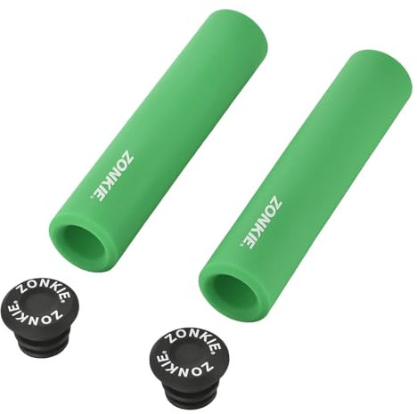Cykelstyre, handtag, halkfritt gummi, cykelhandtag med lås, cykelhandtag för skoter, Cruiser Urban Bike trehjuling, cykel, stol, mountainbike, BMX (grön, 30 mm)