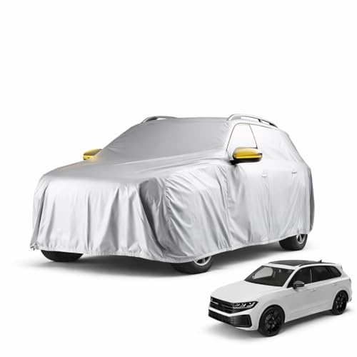 SUV Autoplane Autoschutzhülle Vollgarage Auto Garage Abdeckung - Car Cover - Abdeckplane wasserdicht - Autoabdeckung - Outdoor & Indoor - (1x SUV (490x190x180cm))