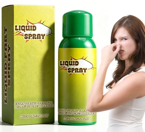 Spaßspray, Scherzspray Set, Extrem Scherzartikel für Erwachsene – Novelty Prank Spray mit starker Wirkung – Sicherer & Ungiftiger Gag für April Fools' Day & Partys – Kompaktes Spaßspray (100ml)