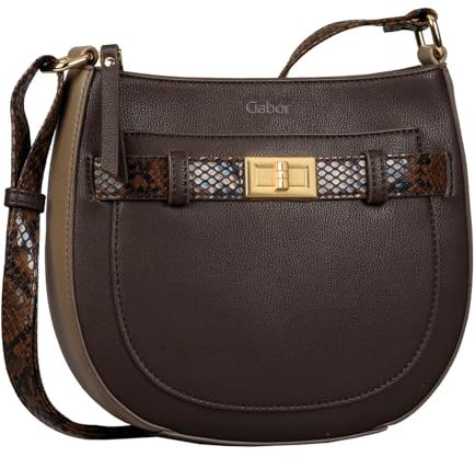 Gabor bags JANNA Damen Umhängetasche S, mixed brown, 24x5,5x20,5
