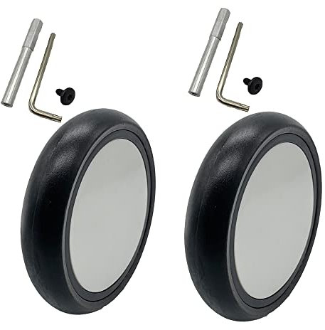 Stroller Replacement Accessories Rubber Rear Wheels Compatible with Babyzen YOYO YOYA (2 x Rear Wheel)