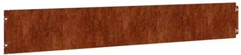vidaXL Bordure per Prato 50 pz 15x103 cm Flessibili in Acciaio Corten, Bordi per Giardini, Bordi per aiuole da Giardino, Bordi per paesaggi