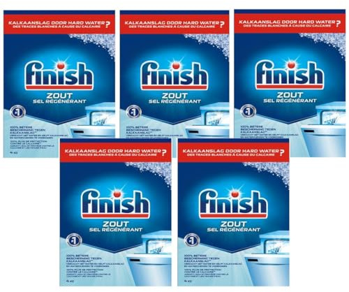 Finish Sel Régénérant Lave-Vaisselle - Lot de 5 x 4 kg