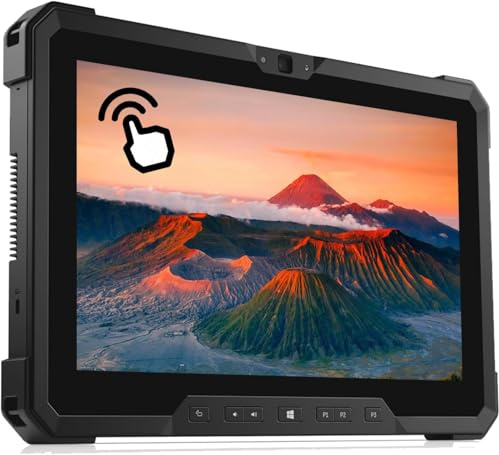 Dell Latitude 7212 Rugged Extreme Tablet portátil, 11,6 pulgadas FHD, ordenador militar con pantalla táctil, Intel Core i5-8350, 8 GB de RAM, SSD de 256 GB, sin teclado, Windows 11 Pro