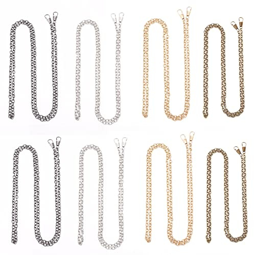 Beadthoven Reemplazo de cadenas de bolso de hierro, 120cm(47.2 inches)