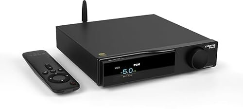 TONGYOR SMSL DO200PRO Desktop HIFI Balanced DAC 12XCS43131 XMOS XU-316 32BIT / 768KHz DSD256 Bluetooth5.1 LDAC DAC mit Fernbedienung (Schwarz)