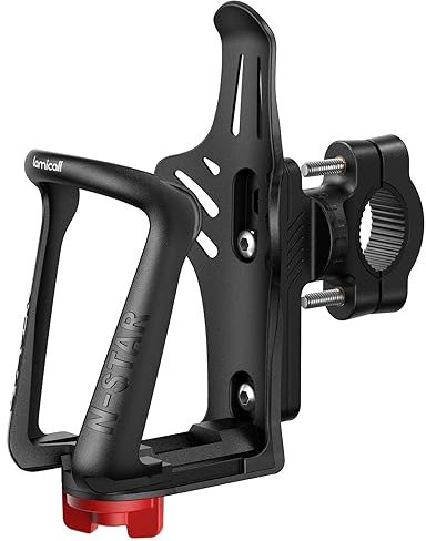 Lamicall Flaschenhalter Fahrrad Getränkehalter Motorrad - [Für Flaschen mit 48-71mm Durchmesser & Max. 500ML] Trinkflaschen Halterung für MTB, Ebike, Kinderwagen, Flaschenhalterung für Rahmen & Lenker