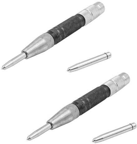 Namvo - Punzón Central con Resorte de Alta Resistencia, 2 Unidades, Herramienta de punzón Central de tensión Ajustable