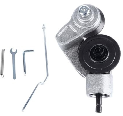 Cortador de Placa de Taladro Eléctrico, Accesorio de Taladro Cortador de Chapa de Bricolaje, Accesorio de Taladro Mordedor de Metal para Hierro, Acero, Cobre, Aluminio, Hoja Blanca