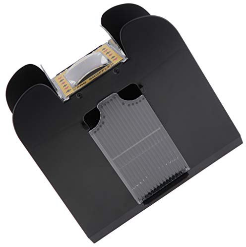6-däcks automatisk kortblandare, spelblandningsmaskin, pokerkortshuffler