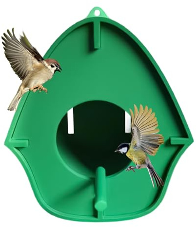 Mangiatoie per Uccelli da Esterno | Appendibili con Asta di Posatoio | Stazione di Alimentazione per Uccelli | per Giardino Balcone Patio Terrazza Finestra Fringuelli Pettirossi