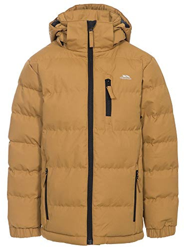 Trespass Junge Steppjacke Tuff mit Kapuze (128) (Sand)