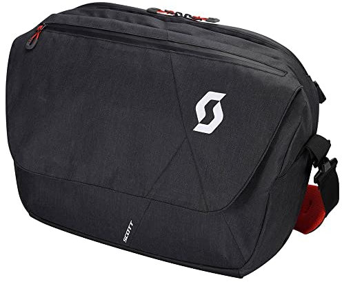 Scott Messenger 25 Laptop Umhängetasche grau/schwarz/rot