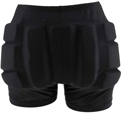 LIUHUO Protector Pants Pantalones Cortos de protección Femenina Gruesos para esquí, Snowboard y esquí, con protección 3D para Caderas, Caderas y cauda, niños, Adultos