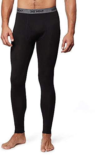 32 Degrees Heat Mens Performance Thermal Lightweight Baselayer Legging Pant, Black, X-Large