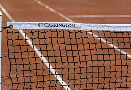 Carrington® 3mm-Tennisnetz - Club Turnier - Spezielles Matschnetz mit schmutzabweisendem Band!