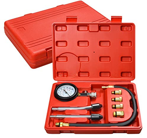 Yznahre Auto Motorrad Kompressionstester Kompressions Tester Kompressionsprüfer Testgerät 0-20 bar oder 0-300 psi