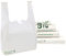 200uds. Bolsas Camiseta 100% BIO 100 Bolsas,Bolsas Supermercado con Asas,100% Bolsas Compostables Reutilizables y Seguro para Alimento,Bolsas SIN Plastico PREMIUM Resistente y Sostenible