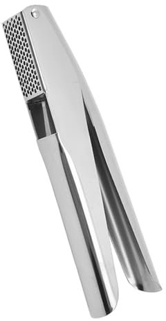 GisWell Prensa de ajos de acero inoxidable, picador de ajos, prensa de ajos, apto para lavavajillas, a prueba de fugas, fácil de limpiar, apto para lavavajillas