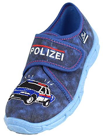 Beck Jungen politie Niedrige Hausschuhe, Blau, 31 EU