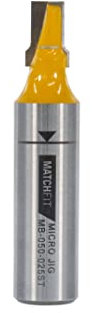 Micro Jig MATCHFIT Relief Router Bit - 1/2 Shank