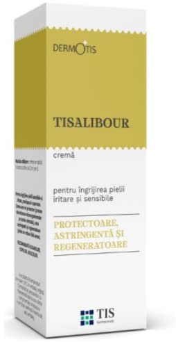 TISalibour Crema Anti-Batterica, Protettiva e Astringente, Pelle Irritata e Sensibile, Acne, Eritrosi, Cicatrici da Brufoli, Acne, Fragilità Capillari del Viso, Deterge, Protegge, Tonifica e Rigenera