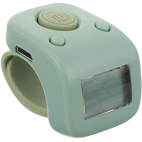 Kisangel elektronischer fingerzähler digital Schwimmen, fingerzähler Schwimmen Mit USB Ladefunktion Ergonomisches Design FüR Sport Und Spiele