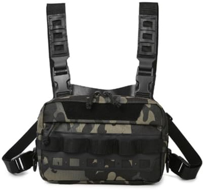 Sxmrmnx Bolsa de aparejos de pesca, mochila deportiva con señuelos de pesca para camping, senderismo,