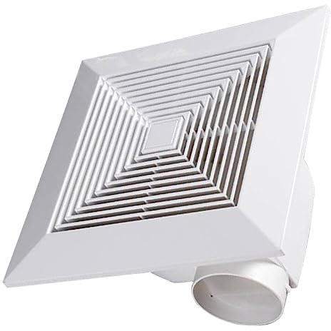 Gatuida Ventilador De Extracción Silencioso Extractor De Baño Ventilador Para Cocina Baño Conector De Pared Para Ducha