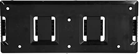 Station d'accueil pour Batterie, Support de Montage à 3 Trous, Organisateur avec Boucle pour Batteries, matériau ABS Noir