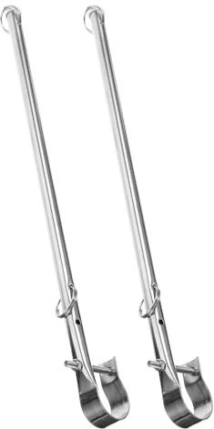 MUELODSIC 2 Supports de Mât de Pavillon en Acier Inoxydable 304 pour Yacht et Voilier Tige Amovible sans Coussinets Accessoires D’Accastillage Marine pour Fixation sur Rail pour