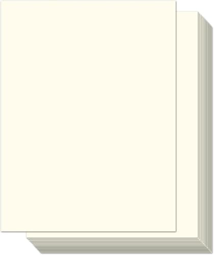 30 Sheets Natural White A4 Construction Paper, 250 g/m² Cream A4 Cardstock, White Printer Paper for Paper Cutting, Craft Paper, Painting, Card Making, Invitations, Scrapbooking & DIY Cards