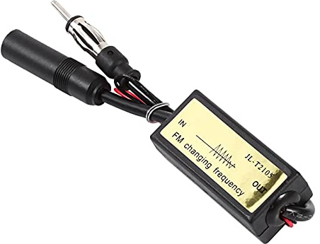 YUEHISY FM-antennbandsexpanderare för Japansk Bilradio, 88-108MHz Till 76-90MHz Omvandlare, Enkel Installation Röd Svart Tråd, Precisionsavstämd Automatisk Ljudförstärkare för