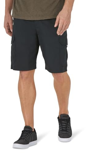 Lee Men's Extreme Motion Crossroad Cargo Short, Black, 36