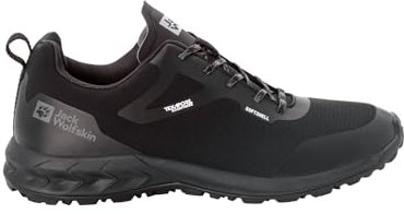 Jack Wolfskin Herren Woodland Shell Texapore Low M, Phantom / Grey, 45.5 EU