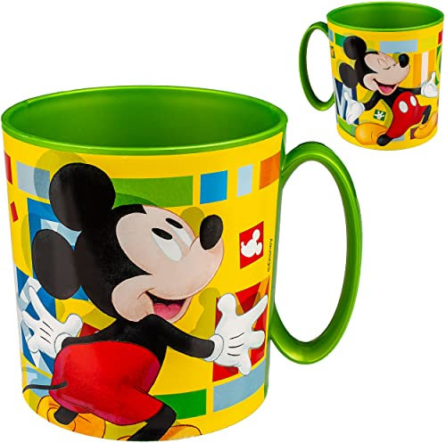 alles-meine.de GmbH Kinder Geschirr & Zubehör Verschiedene Artikel frei wählbar - Mickey Mouse - Trinkbecher/Henkeltasse Motivwahl - Mickey Mouse - 350 ml - BPA frei - ..