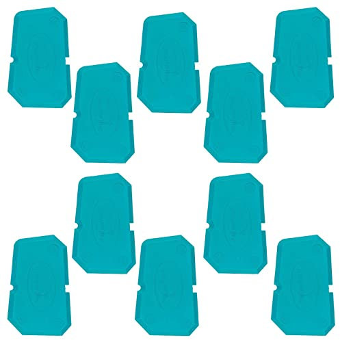 WEFA Lot de 10 lisseurs de joints 11/14/17 - Outil de lissage de joints, extracteur de joints, spatule à joints, spatule, raclette à joints, raclette, silicone