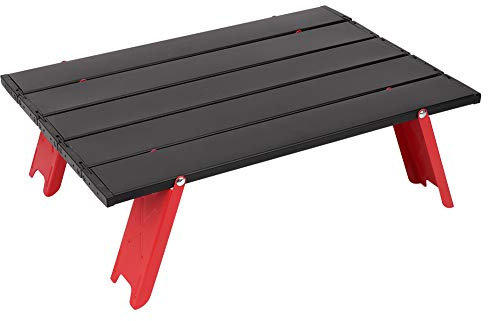 Nachukan Leichter Klapptisch: Mini-Picknicktisch aus Aluminiumlegierung Für Grillen Im Freien, Camping Und Rucksackreisen