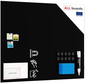 ALLboards ramlös slimboard – krityta – 150 x 120 cm + gratis