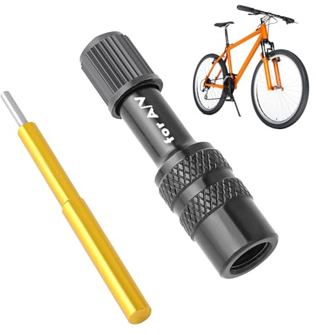 Cykelgaffelpumpsadapter, cykelgaffeladapter – bärbar ventilförlängning – omvandlarmunstycke | Cykelventiladapter för framgaffel | Anti-rurudäckpumpstillbehör för mountainbike, racercykel