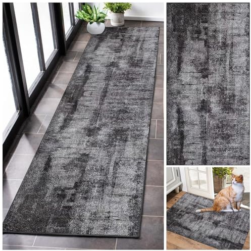 Alfombra de Pasillo Largo Tapete Corredor Alfombrilla Cocina Lavable Antideslizante Alfombras para áreas por Sala Dormitorio Baño Entrada Escalera Múltiples Tallas Personalizable Vintage 40 x 60 cm