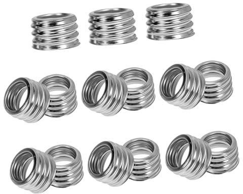 FUTUREORYY Convertisseur de Lumière LED E27 vers E40 15 Pièces Adaptateur de Douille Compatible Ampoules Spécifiques Usage Garage Atelier Magasin Remplacement Facile