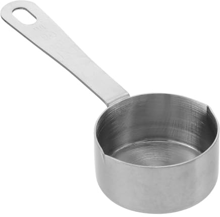 VANZACK Cucchiaio da Salsa in Acciaio Resistente Cucchiaio da Cucina Ergonomico e Multiuso per Salse Zuppe e Latte Utensile Pratico con Superficie Liscia per Appendere