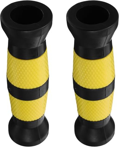 Veemoon Protezioni Antiscivolo per Impugnature Bilanciere in PVC, Coperture per Manubri Resistenti e Portatili, Set 2 Pezzi per Sollevamento Pesi e Allenamento Fitness a Casa