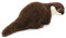 Uni-Toys - Eco-Line - Otter, stehend - 100% recyceltes Material - 42 cm (Länge) - Plüsch-Otter - Plüschtier, Kuscheltier