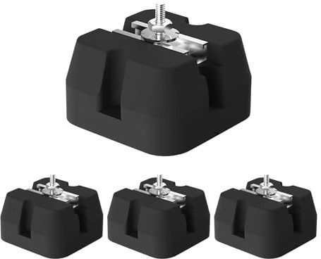 Duroecsain Base de condensador | Climatizador sin canal Alfombrillas – Soporte robusto, 4 unidades de alfombrillas antivibraciones para 9000 – 60000 BTU, capacidad de carga de 500 kg