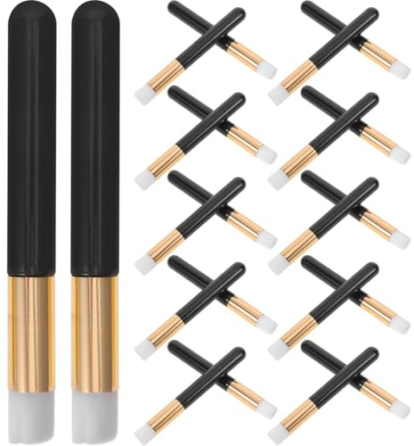 Healeved 30 Piezas Mini Pinceles Labios Cepillos Maquillaje Multifuncionales Cepillo Limpieza Pestañas PortáTil Para Aplicar Corrector Y Difuminar