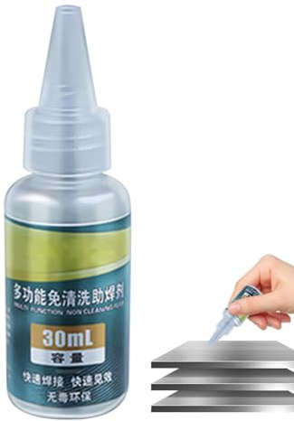 Stainless Steel Soldering Flux 30ml High Performance Soldering Flux for Stainless Steel 3X3X10cm Quick Welding Tool Fluxs Paste Solderings Paste Liquid for Galvanized Sheet Nickel Sheet